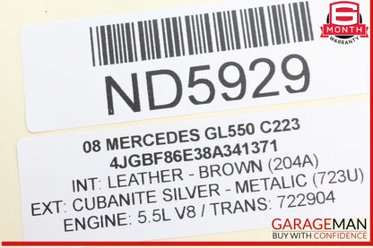 06-13 Mercedes R350 GL450 ML350 Front Right Door Control Module 1648205985