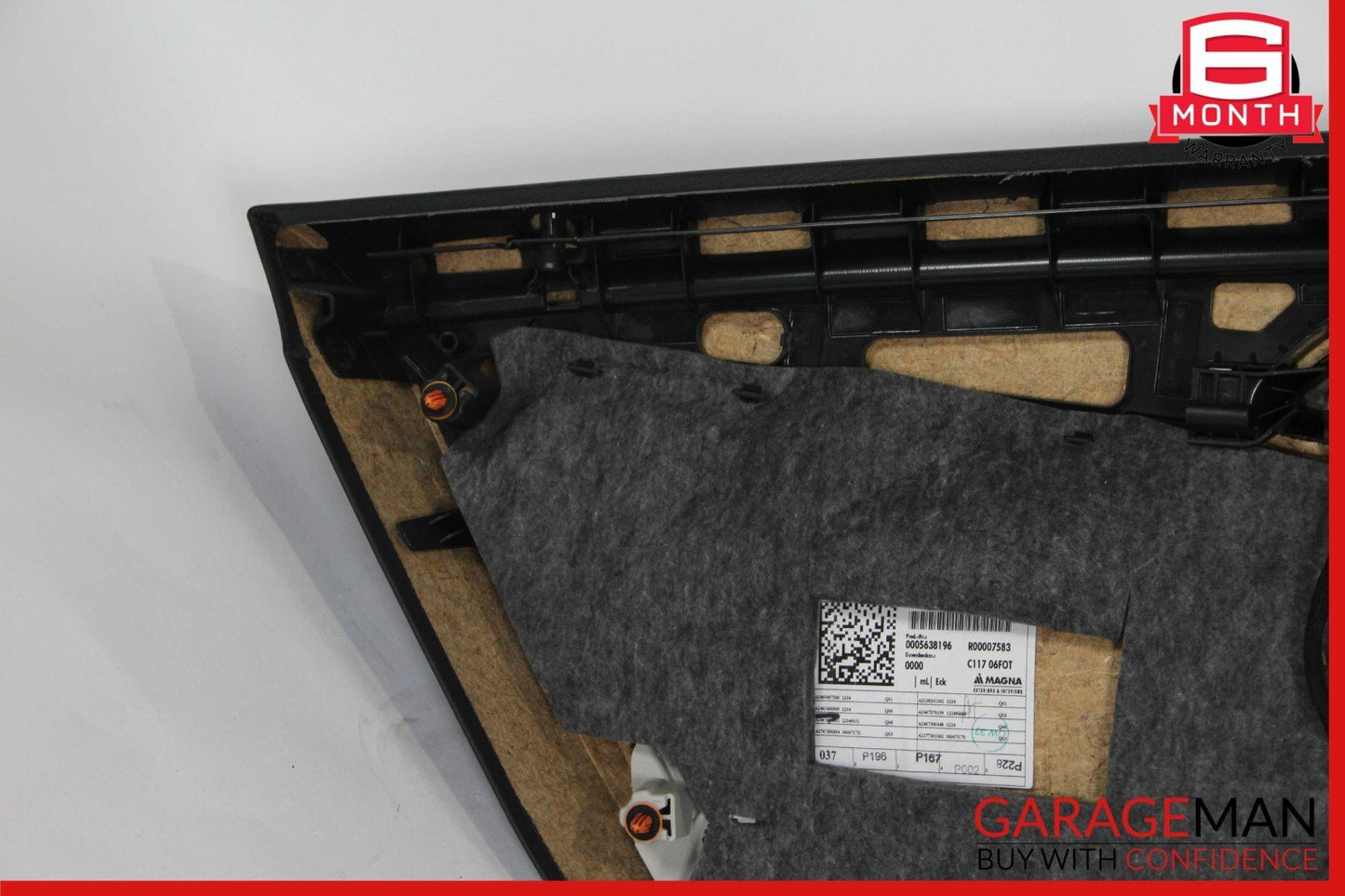 14-18 Mercedes W117 CLA250 Rear Right Interior Door Trim Panel Cover Assy Gray