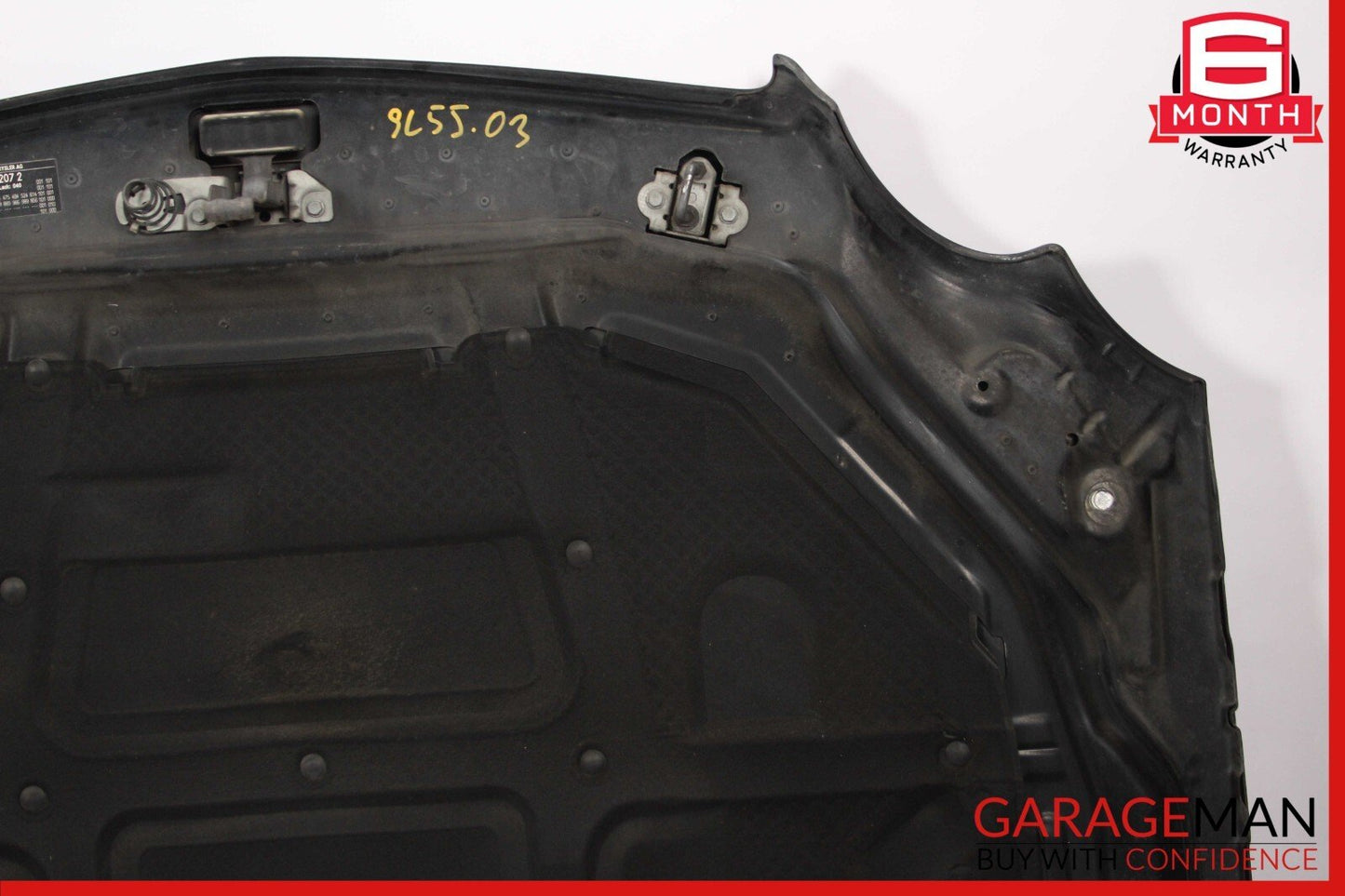 03-08 Mercedes R230 SL500 SL600 Front Hood Bonnet Cover Panel Assembly Black OEM