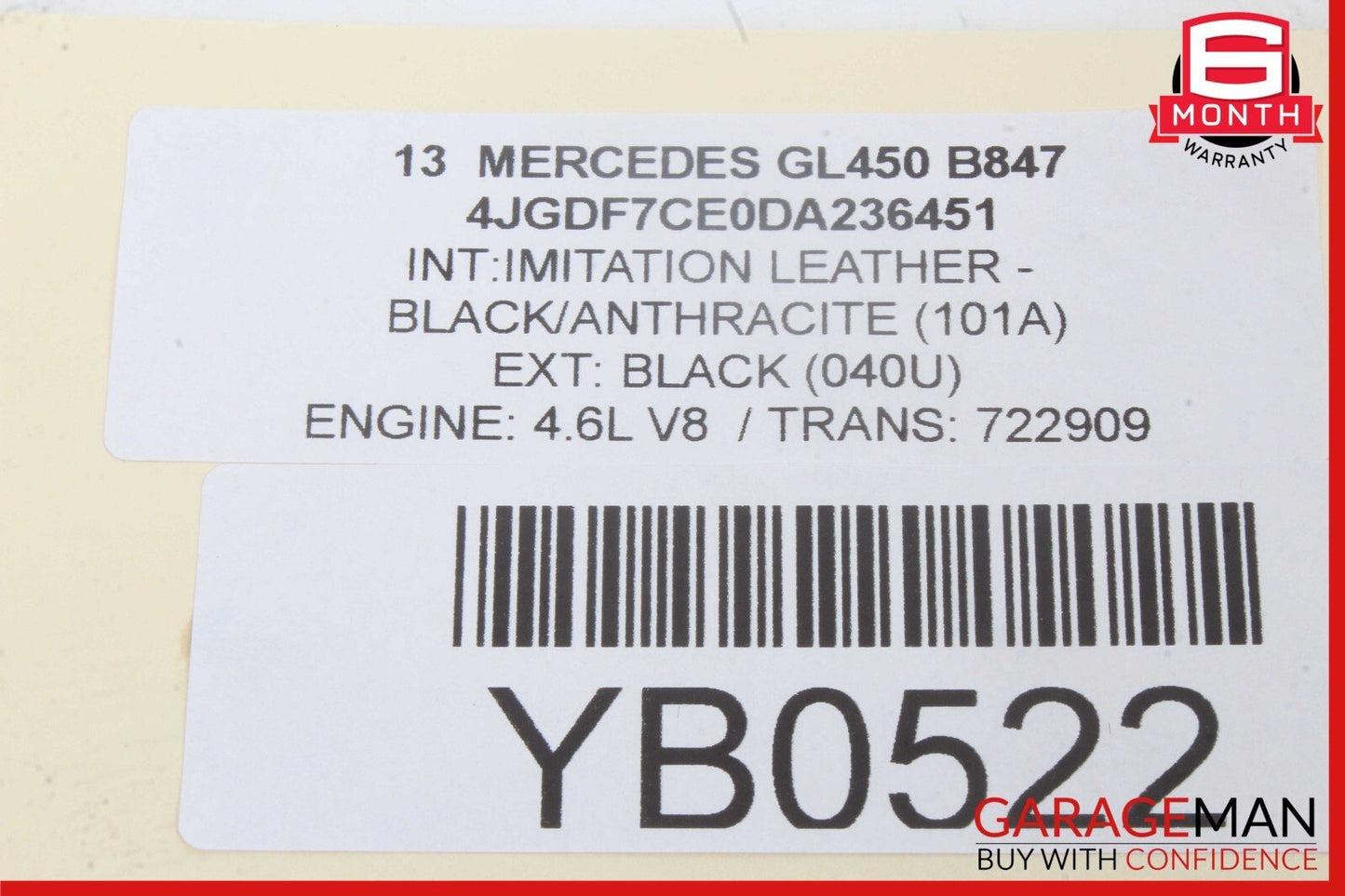 12-19 Mercedes X166 GL450 GLE43 AMG Front Left Door Window Regulator Motor Unit