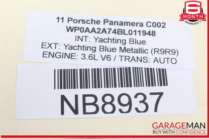 10-16 Porsche Panamera 970 Front or Rear Right Side Exterior Door Handle OEM