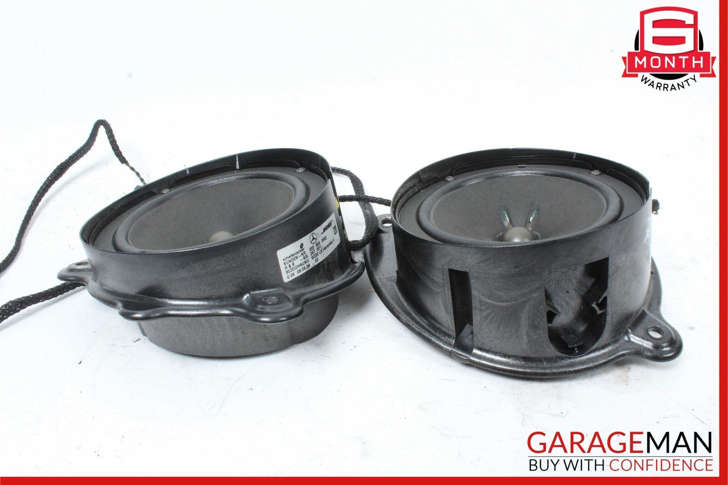 00-06 Mercedes W220 S500 Front Left & Right Side Door Sound Speaker Speakers Set
