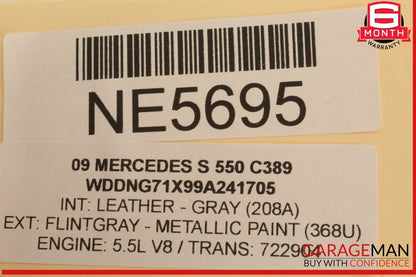 07-14 Mercedes W221 S550 S400 Trunk Release Remote Open Close Module Unit OEM