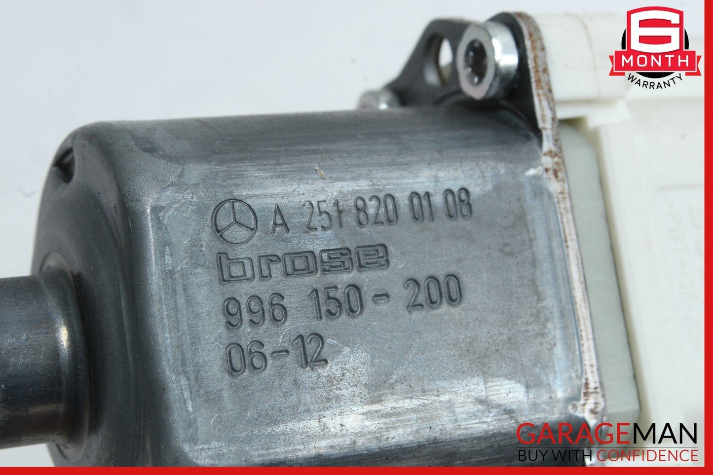 06-12 Mercedes X164 GL450 4MATIC Rear Left Side Door Window Regulator Motor OEM
