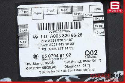 07-13 Mercedes W221 S550 S400 Rear Left or Right Side Door Control Module OEM