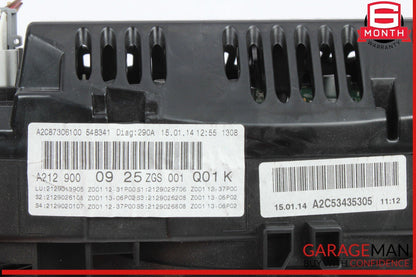 14-16 Mercedes W212 E350 4MATIC Speedometer Instrument Cluster Gauge OEM
