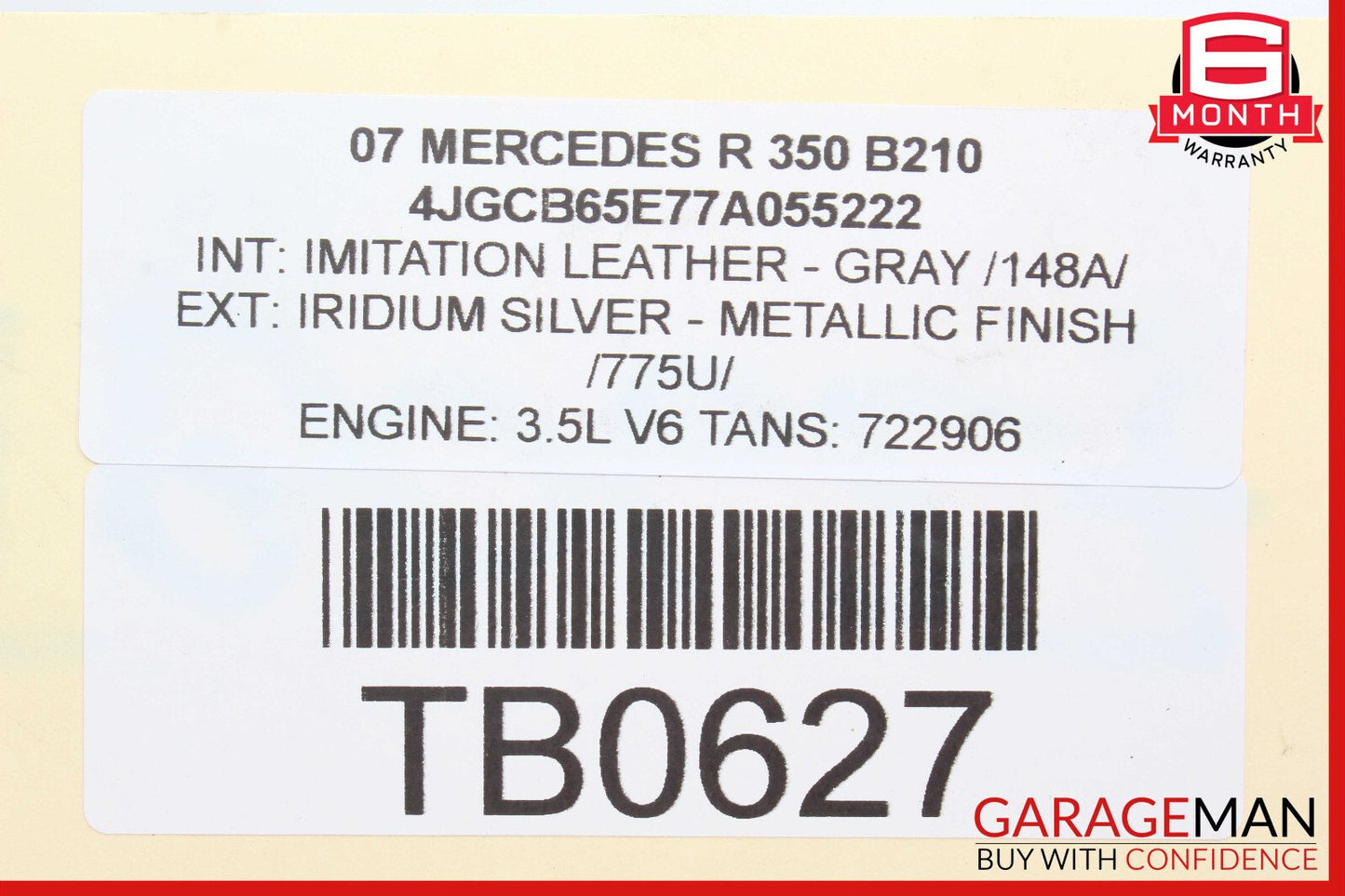 06-10 Mercedes W251 R350 Front Left Side Headlight Support Bracket OEM