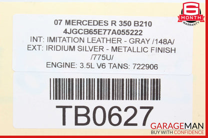 06-10 Mercedes W251 R350 Front Left Side Headlight Support Bracket OEM
