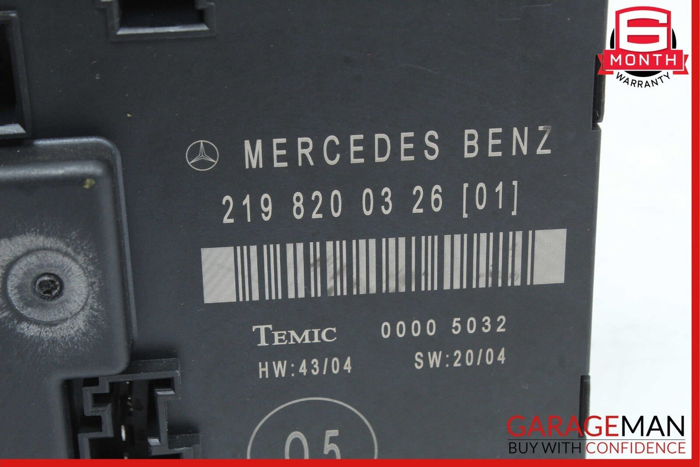 06-11 Mercedes W219 CLS550 CLS55 AMG Rear Right Side Door Control Module OEM
