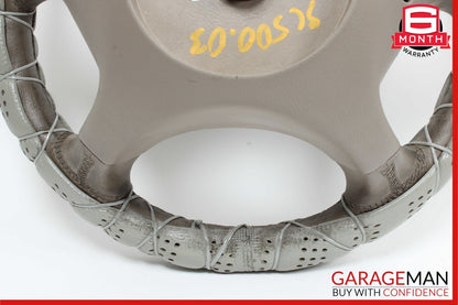 03-09 Mercedes R230 SL500 CLK350 CLK550 4 Spoke Steering Wheel Gray OEM