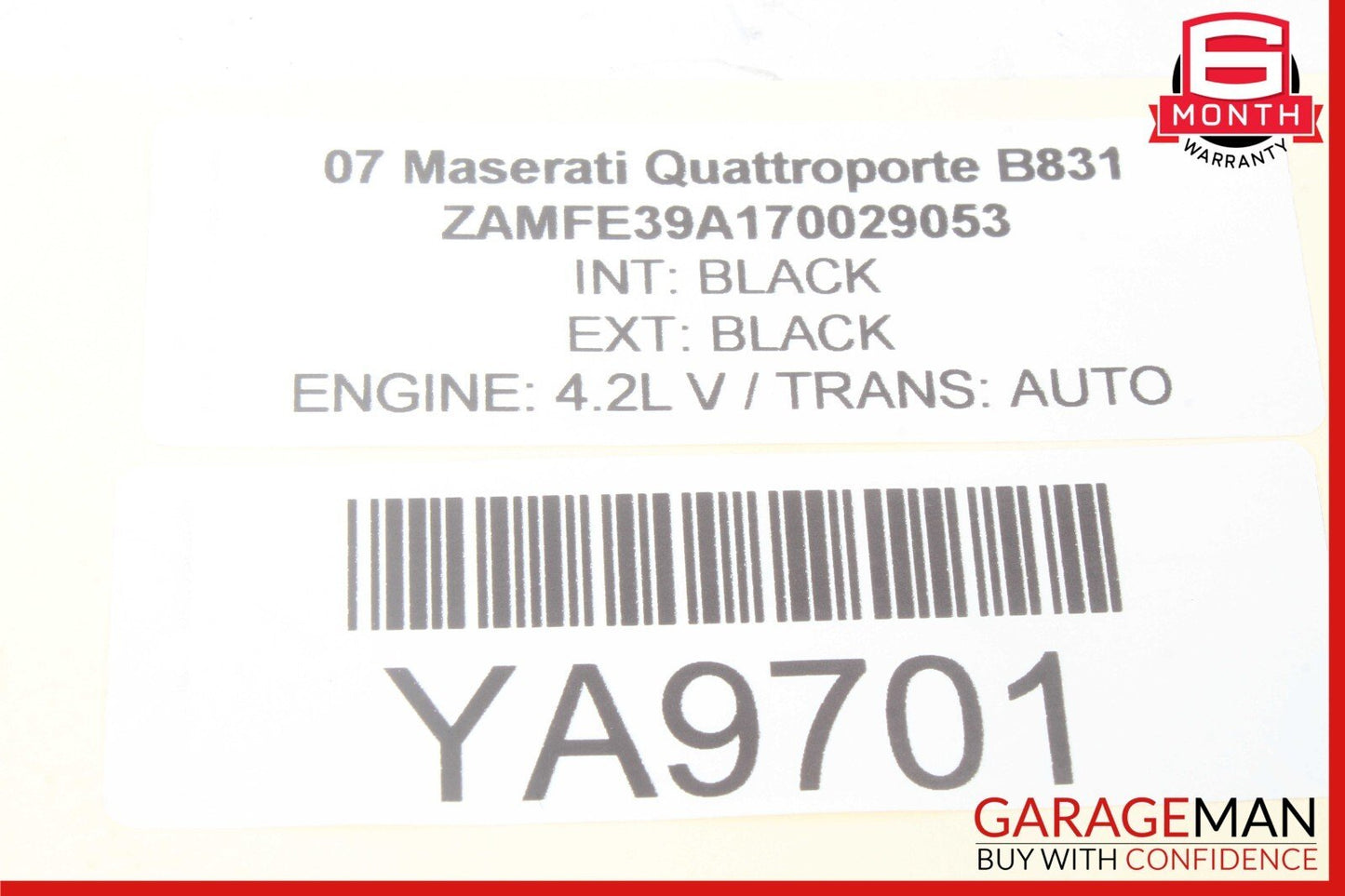 03-08 Maserati Quattroporte M139 Rear Center Console Arm Rest Armrest OEM