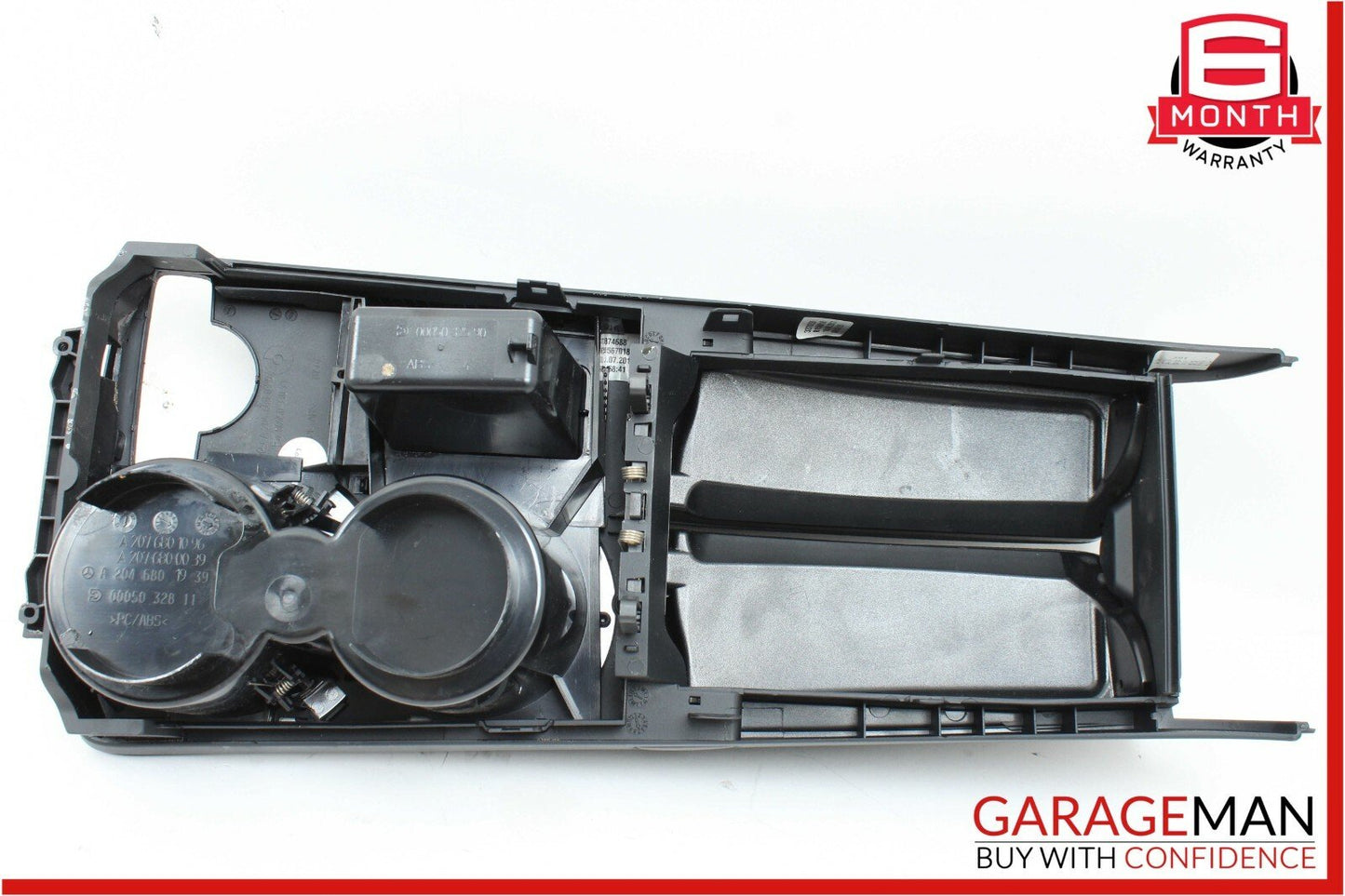 08-14 Mercedes W204 C250 C350 Center Console Armrest Cup Holder Tray Compartment