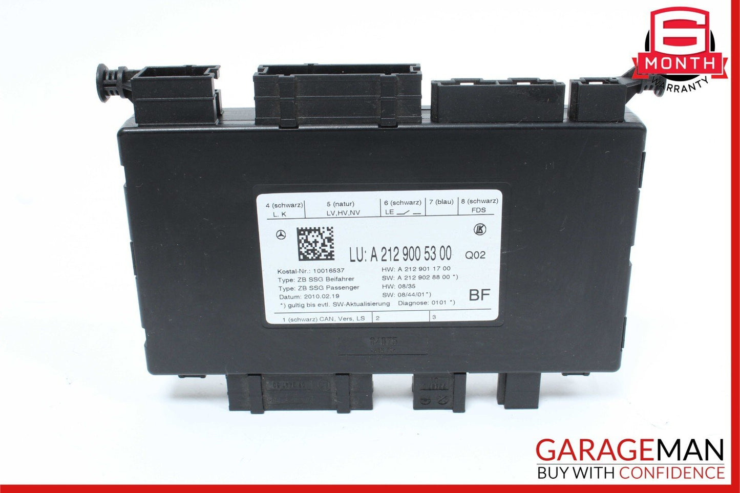 08-18 Mercedes W212 E350 GLK350 Seat Control Module Front Left Driver Side OEM