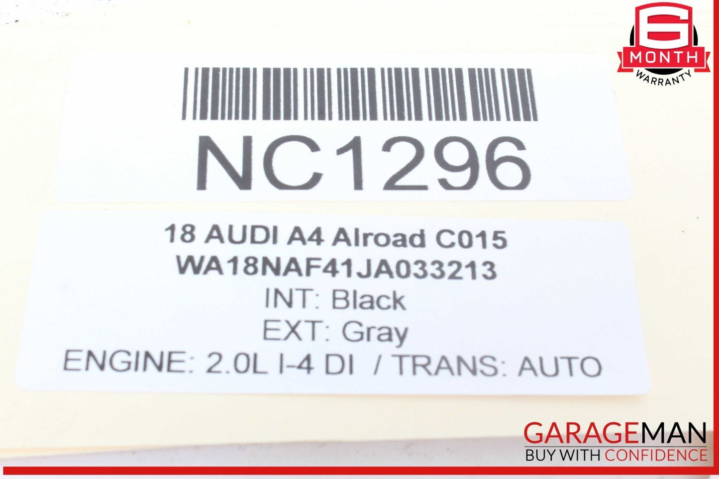 17-24 Audi A4 Allroad Rear Left or Rear Right Side CV Axle Shaft 8W0501203D OEM