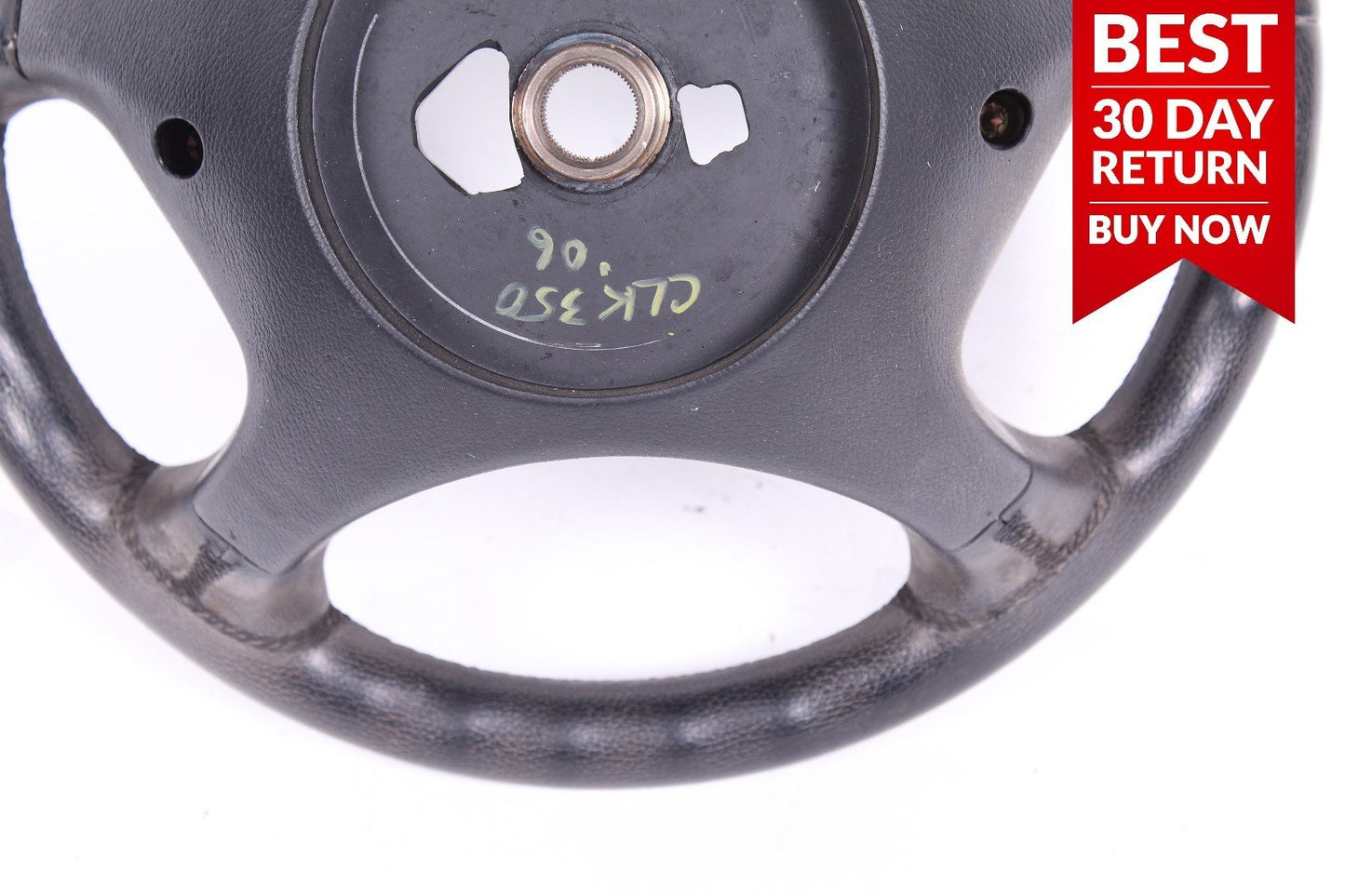 03-09 Mercedes W209 CLK350 4 Spoke Drivers Steering Wheel Assembly Black A81 OEM