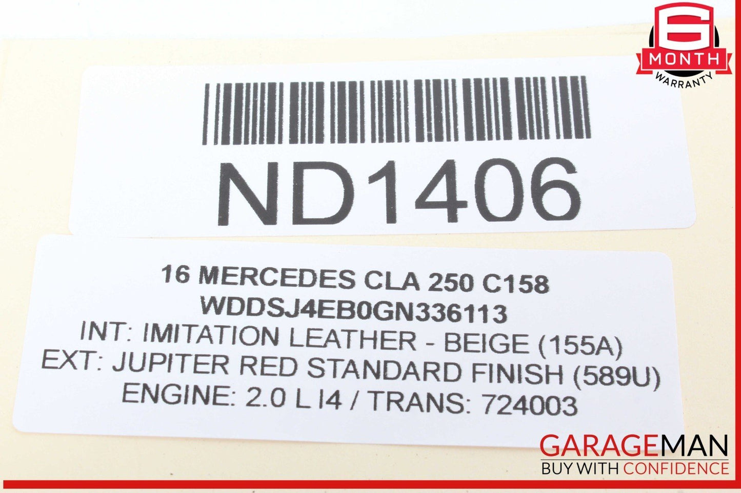 14-19 Mercedes W117 CLA250 Front Center AC A/C Air Vent Nozzle Trim Grill OEM