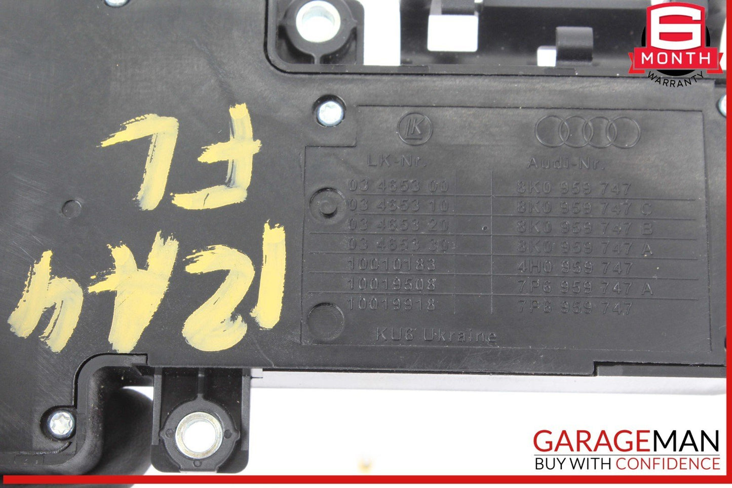 12-18 Audi A4 A6 A7 Front Left Driver Side Power Seat Adjustment Switch OEM