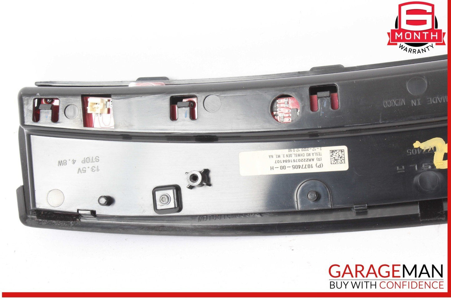 17-23 Tesla Model 3 Rear Center Third 3rd Brake Light Stop Lamp 107740500H OEM