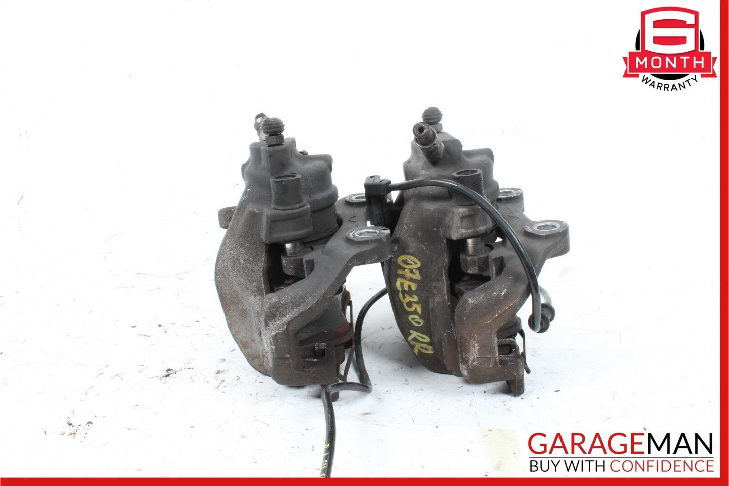 07-11 Mercedes W211 E350 E550 Rear Left & Right Brake Caliper Calipers Set OEM