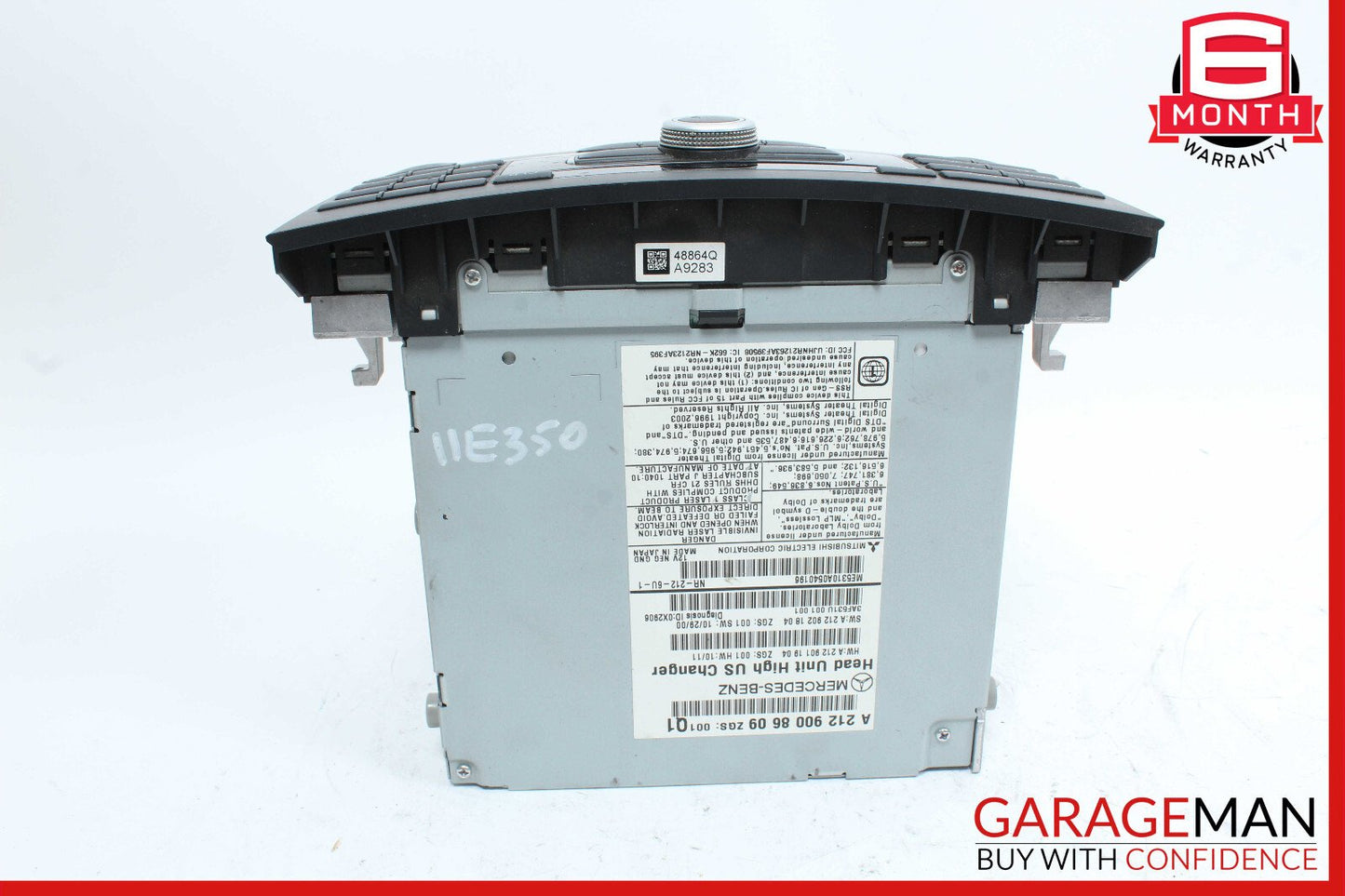 10-11 Mercedes W212 E350 E550 E63 AMG Command Head Unit CD Changer Radio OEM