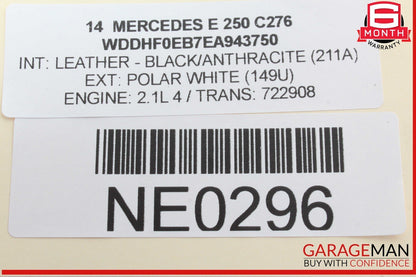 08-18 Mercedes W212 E350 C300 CLS550 Front Left Side Door Control Module OEM