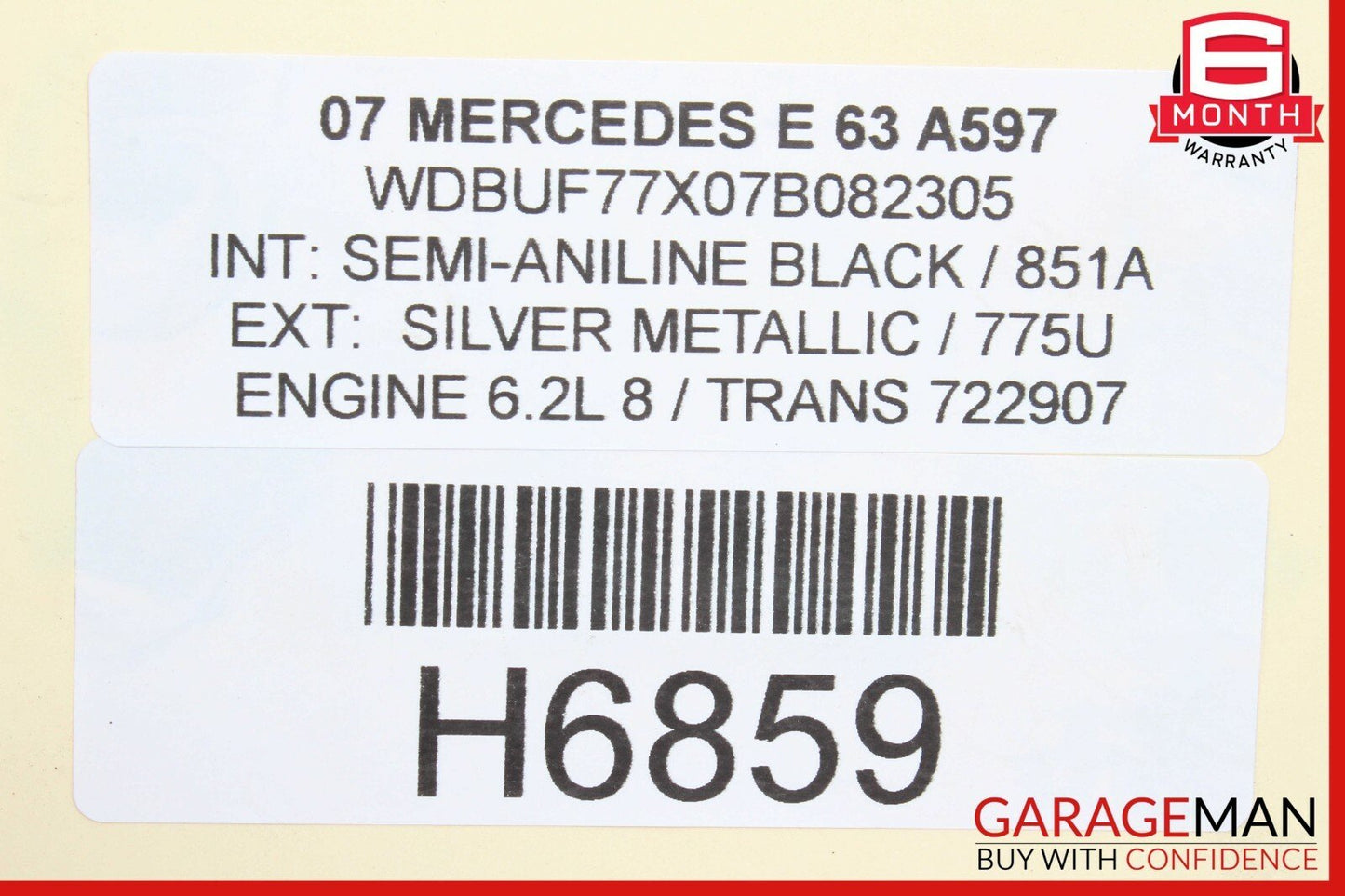 03-11 Mercedes SL500 E63 AMG Rear Right / Left Suspension Lower Control Arm