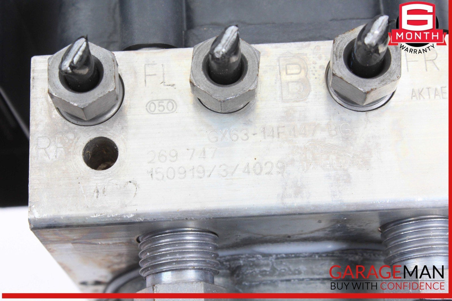 16-18 Jaguar XF ABS Anti Lock Brake Pump Module GX6314F447BG OEM
