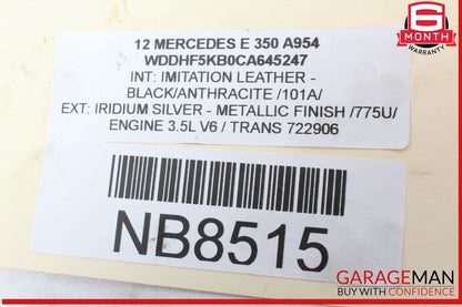 12-18 Mercedes W212 E350 Front Left or Right Engine Timing Chain Cover Plate OEM