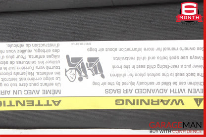 11-14 Porsche Cayenne 958 Hybrid S Sun Visor Sunvisor Front Right Side Black OEM