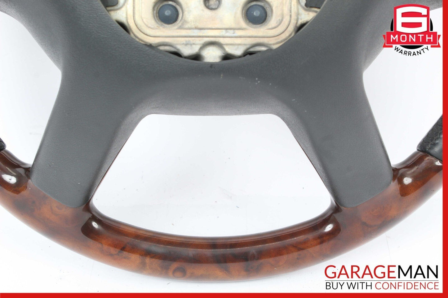 07-10 Mercedes W216 CL550 S550 4 Spoke Steering Wheel With Paddle Shifters Wood