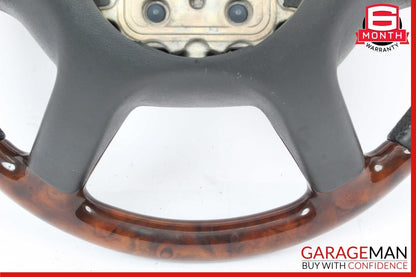 07-10 Mercedes W216 CL550 S550 4 Spoke Steering Wheel With Paddle Shifters Wood