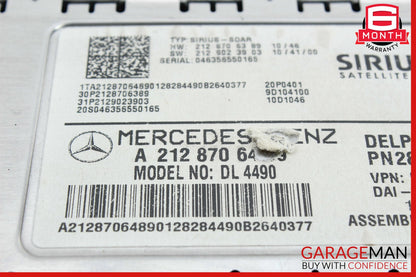 Mercedes W204 C250 CLS550 Sirius Satellite Radio Receiver 2128706489 OEM