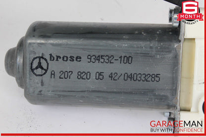 10-20 Mercedes R172 SLK250 E350 Front Left Window Regulator Motor 2078200542 OEM