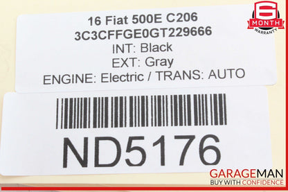 12-19 Fiat 500E Front Right Passenger Side Bumper Energy Absorber 68071436AA OEM
