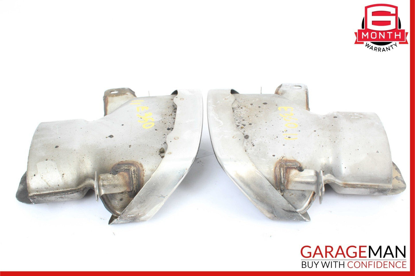 10-18 Mercedes W212 E350 CLS550 Sport Rear Left & Right Exhaust Muffler Tip Set
