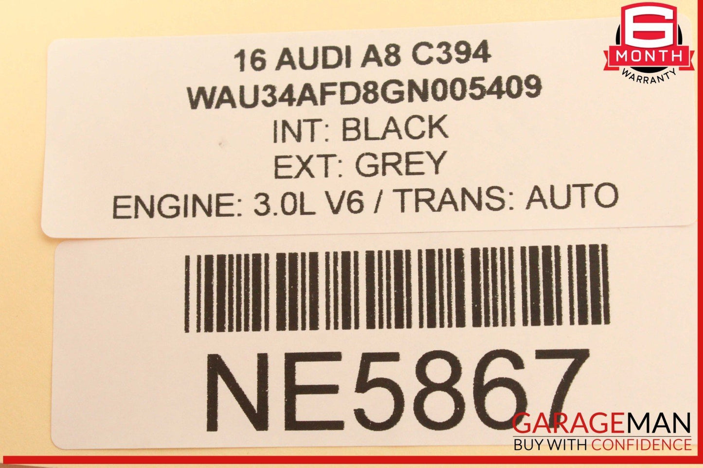 12-18 Audi A8 S7 A6 A7 RS7 Active Air Suspension Control Module 4G0907553G OEM
