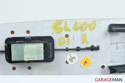 00-06 Mercedes W215 CL600 Front Left Driver Side Window Glass Switch Wood
