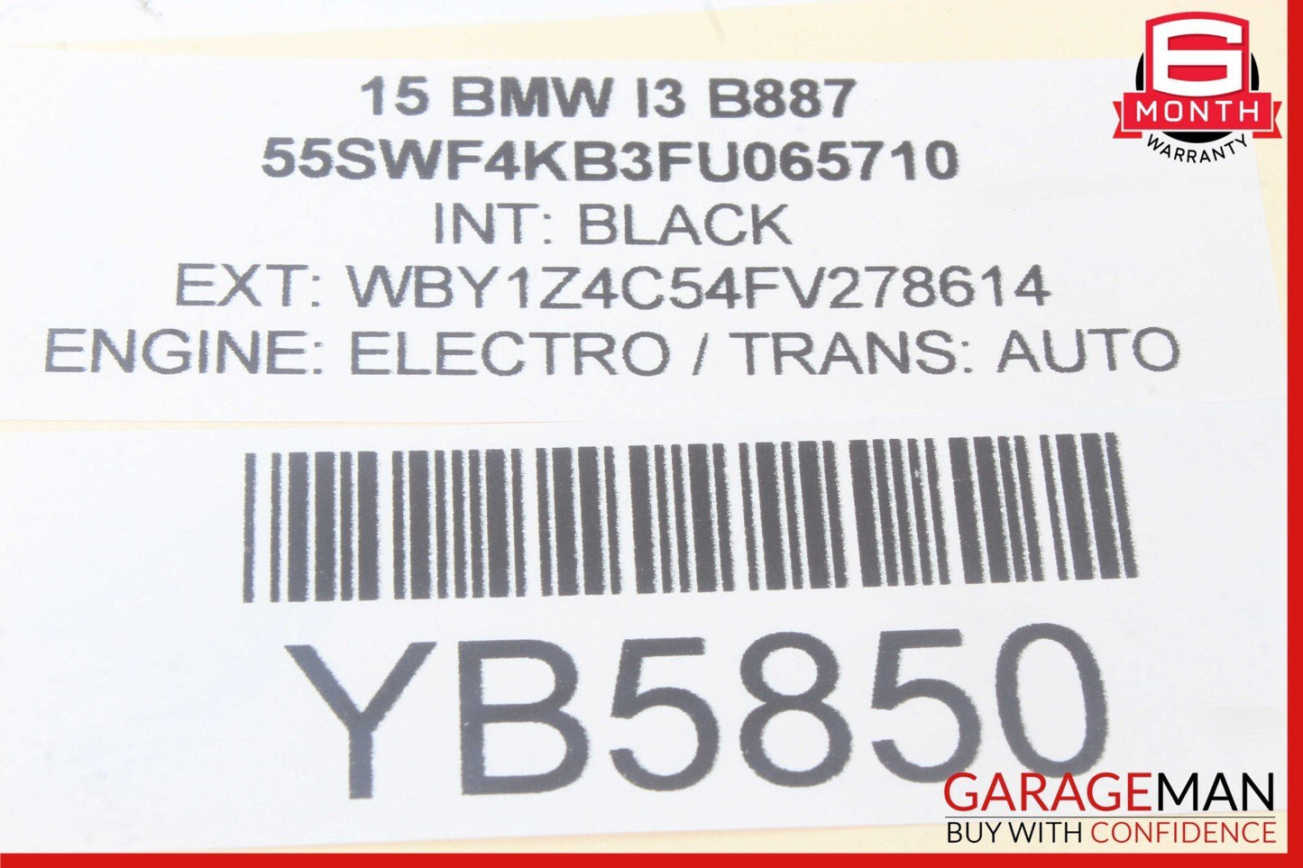 14-21 BMW i3 I01 Hybrid Front Right Side Reinforcement Bracket 6863513 OEM