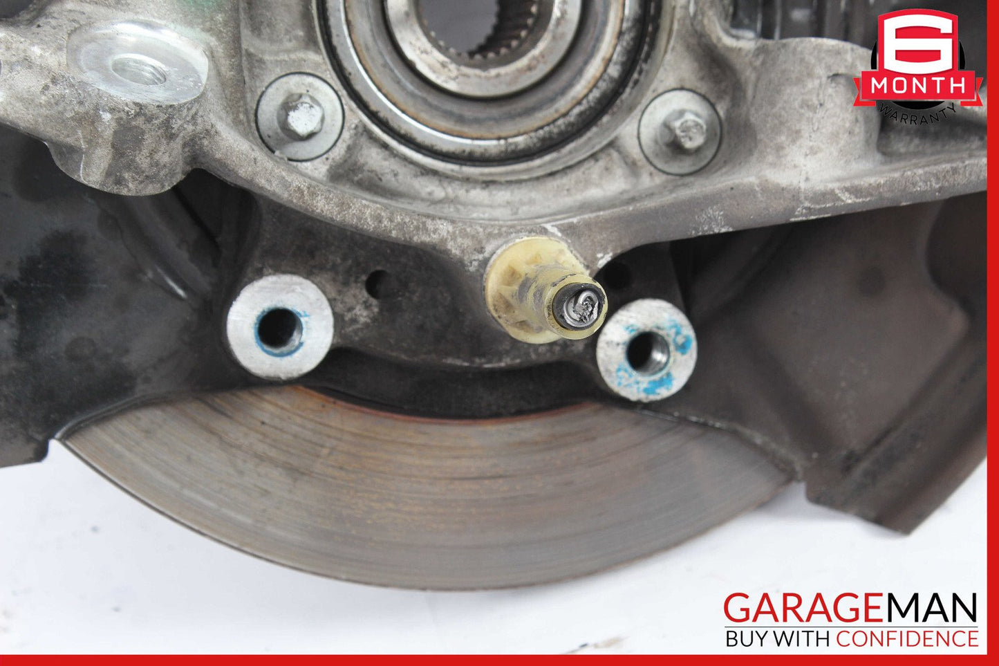 07-09 Mercedes W211 E350 Rear Right Spindle Knuckle Hub Bearing Brake Rotor
