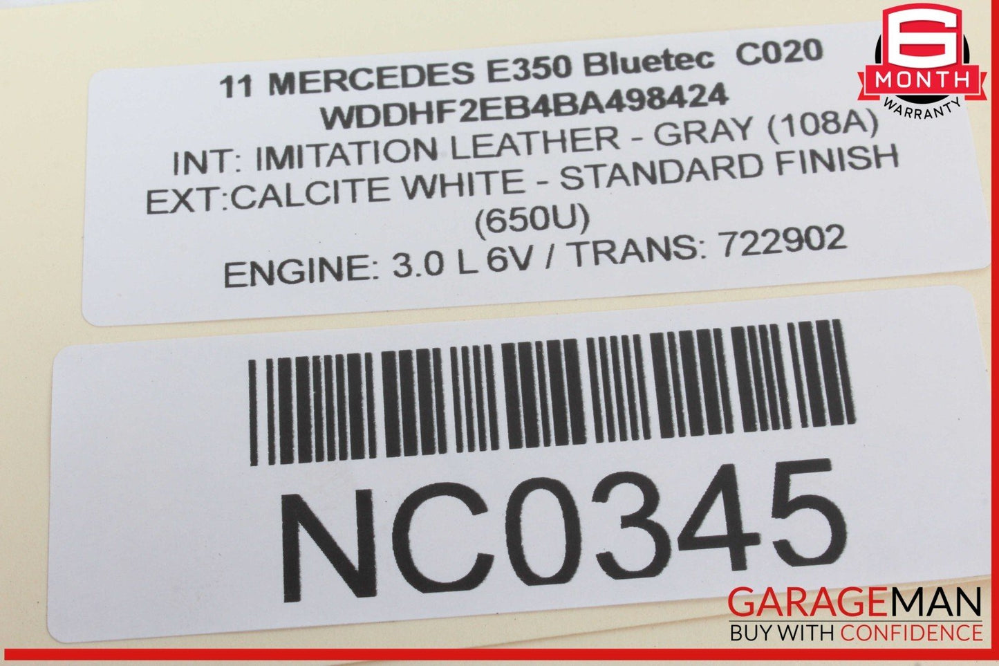 08-18 Mercedes W212 E350 Bluetec C250 GLK350 Brake Pedal Assembly 2042902101 OEM