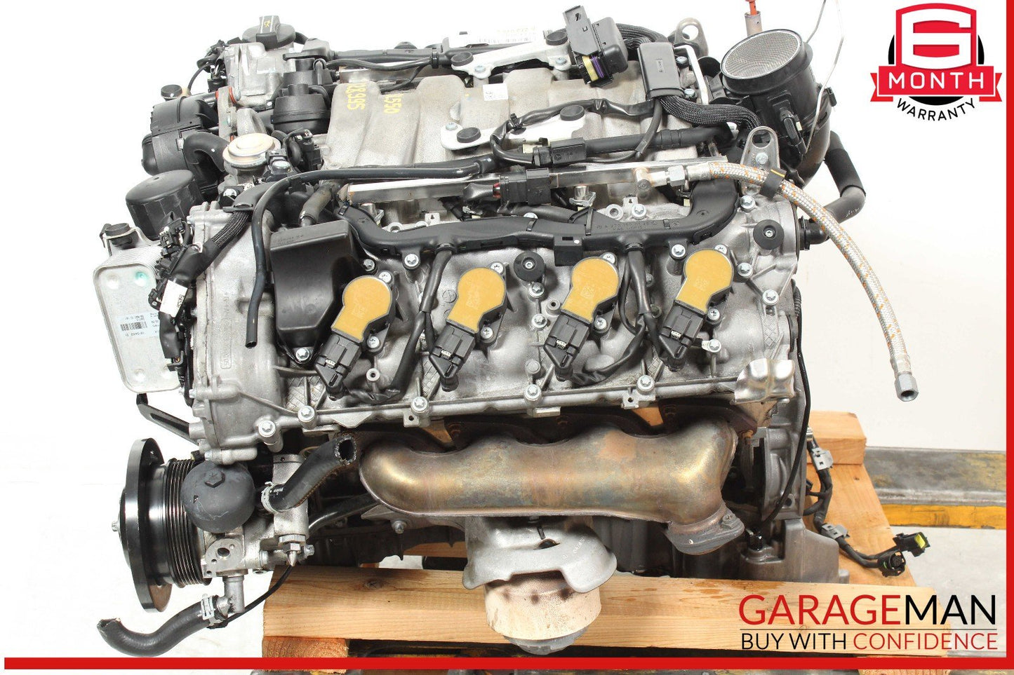 07-12 Mercedes R230 SL550 5.5L V8 Complete Engine Motor Block Assy RWD OEM