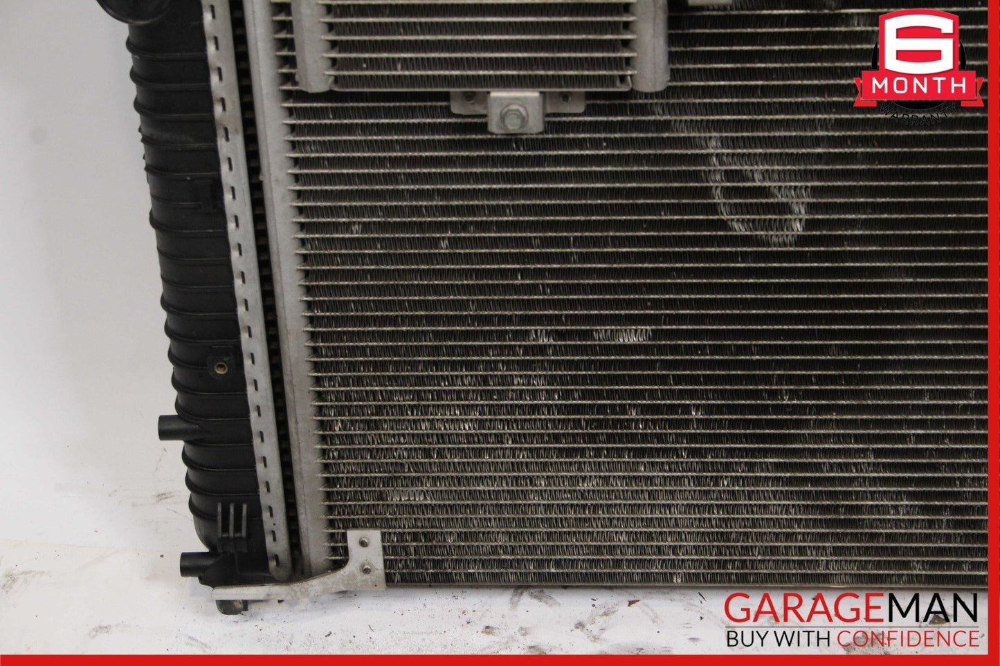 03-08 Mercedes R230 SL500 Engine Radiator AC A/C Condenser Oil Cooler Assembly