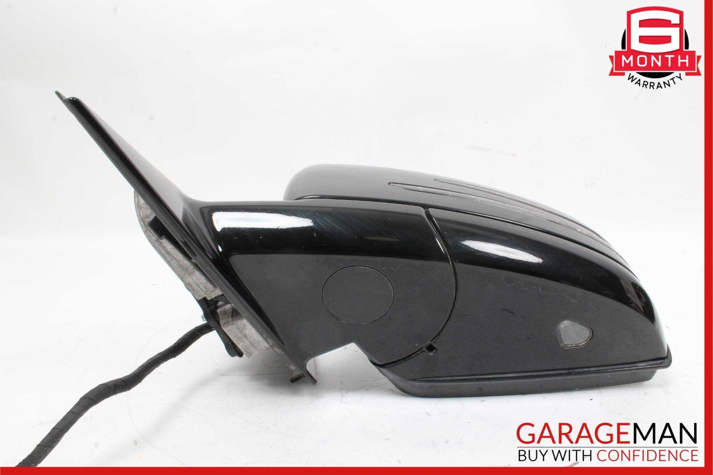 10-13 Mercedes W212 E500 Front Left Side Mirror Door Rear View Obsidian Black