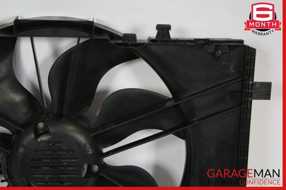 08-18 Mercedes E350 GLK350 SLK350 Engine Radiator Cooling Fan Motor Shroud Assy
