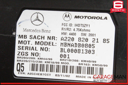 00-06 Mercedes R230 SL500 Voice Command Control Module 2208202185 OEM