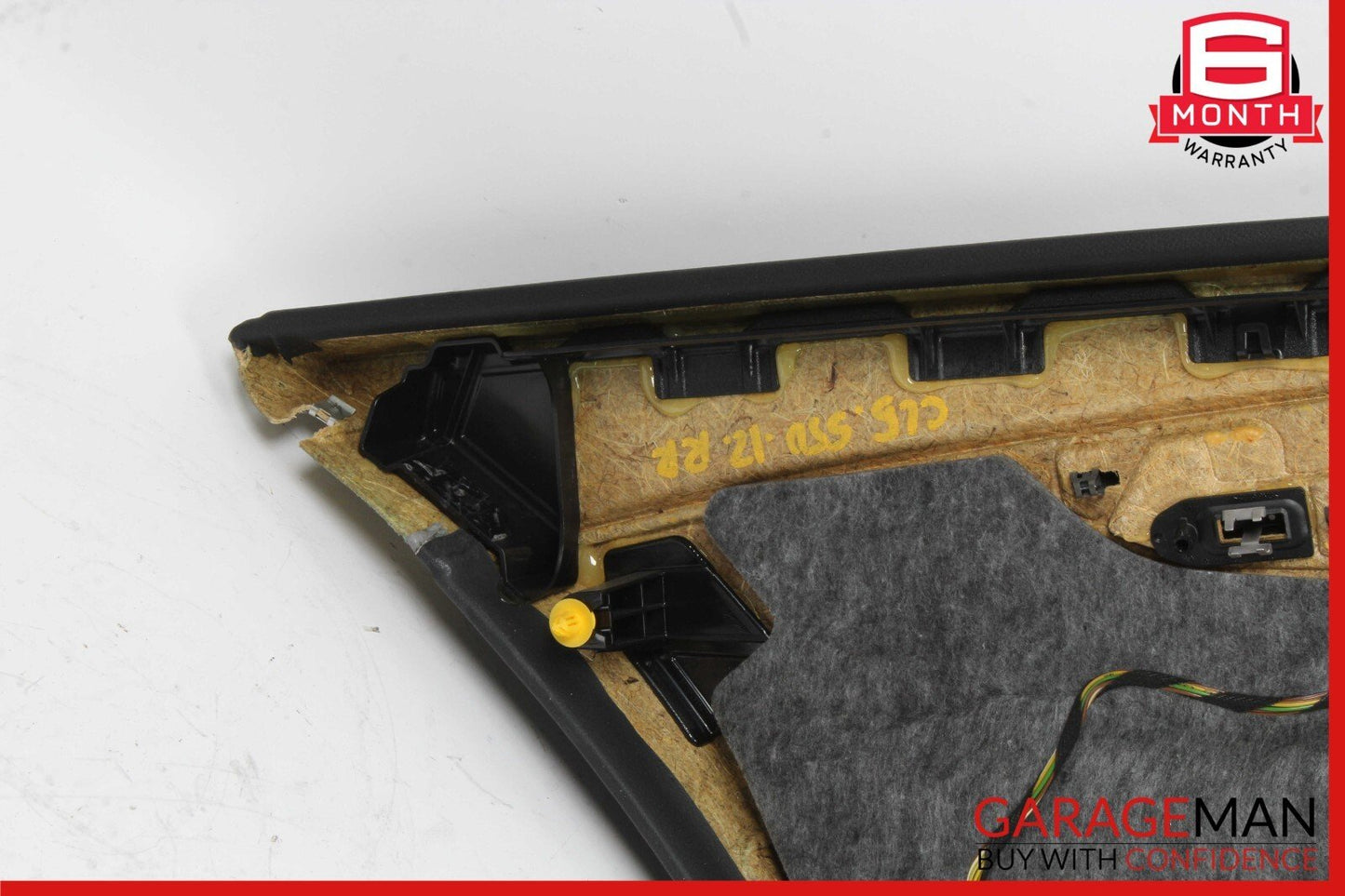 12-14 Mercedes W218 CLS550 Rear Right Passenger Side Interior Door Panel Black