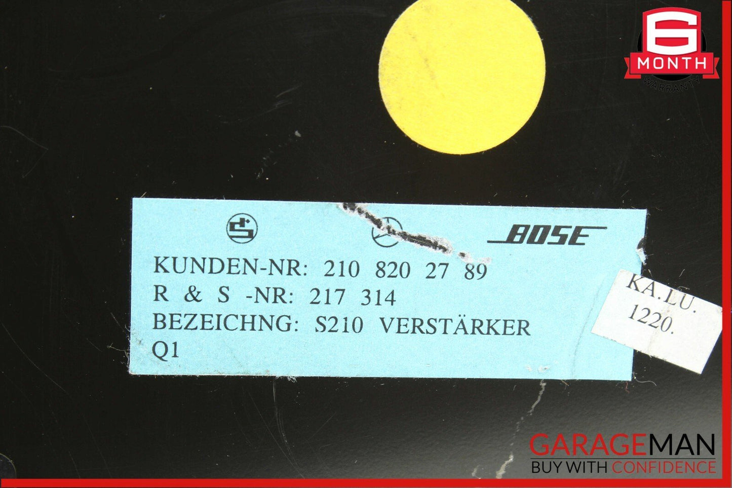 99-02 Mercedes W210 E320 E55 AMG Bose Amp Amplifier Module Unit 2108202789 OEM
