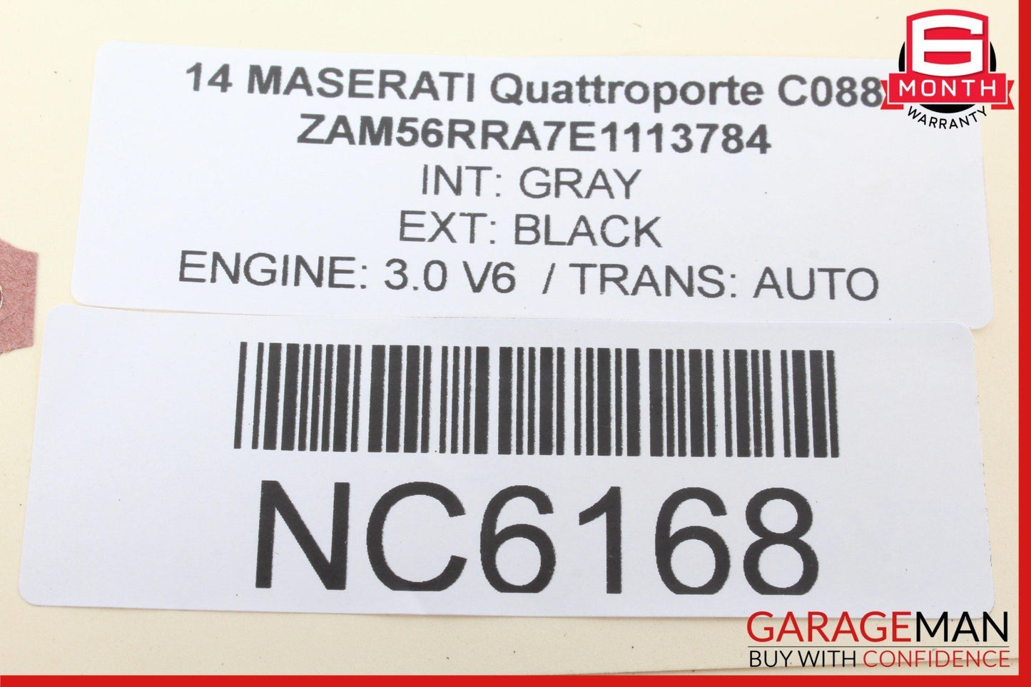 14-17 Maserati Quattroporte Front Right Side Exterior Door Handle Assembly OEM