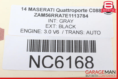 14-17 Maserati Quattroporte Front Right Side Exterior Door Handle Assembly OEM