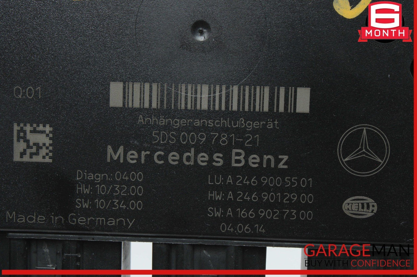 12-16 Mercedes X166 GL550 GL450 Trailer Towing Control Module 2469005501 OEM